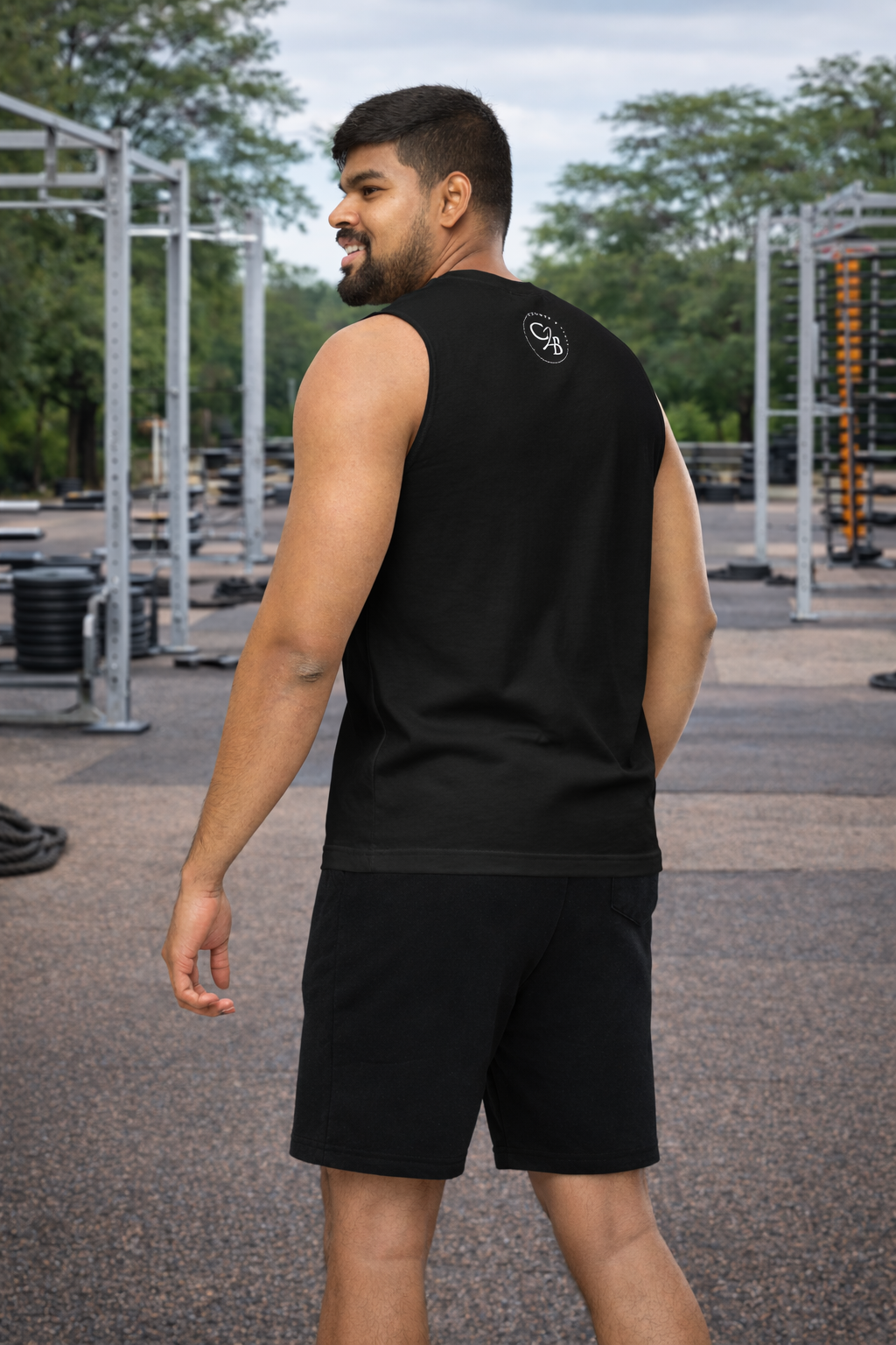 Keep the Faith Unisex Black Muscle Shirt