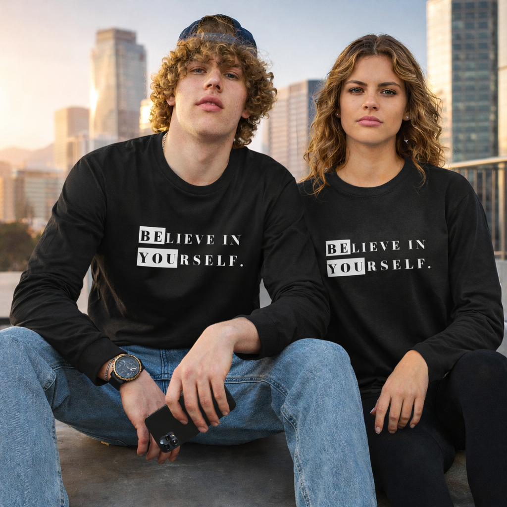 Unisex Believe Long Sleeve Tee